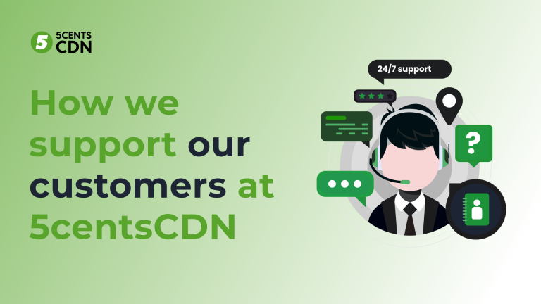CDN with 24/7 customer support - 5centscdn