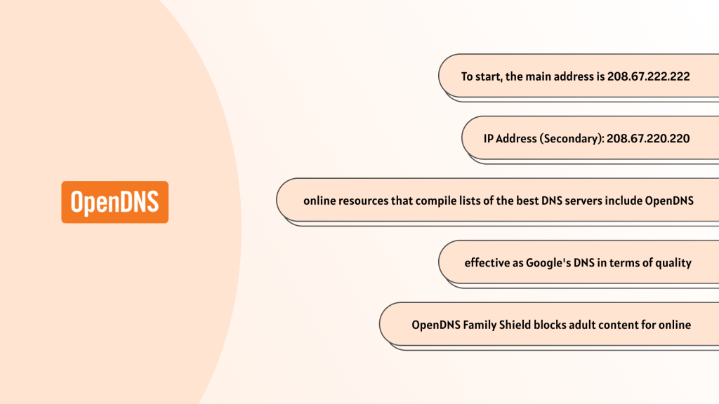 DNS server provider - OpenDNS