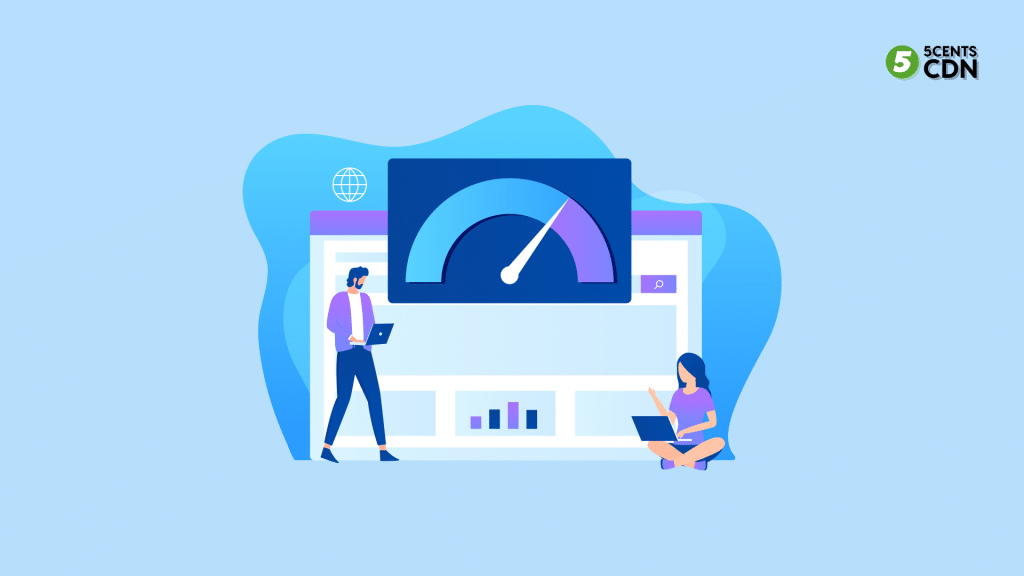 DNS response time of CDN provider