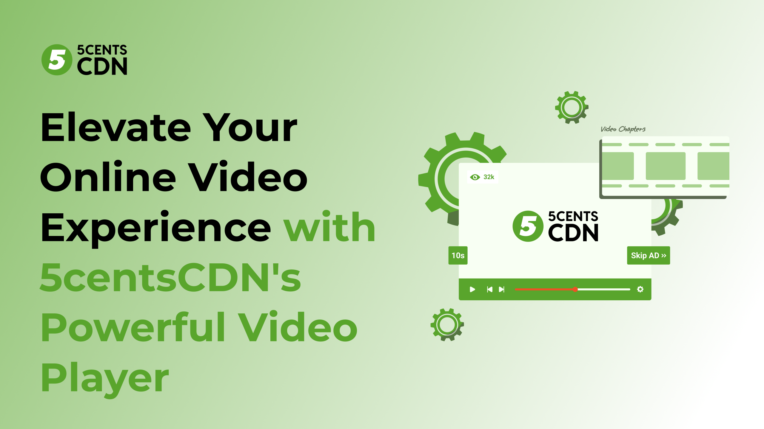 Elevate Your Online Video Experience with 5centsCDN's Powerful Video Player