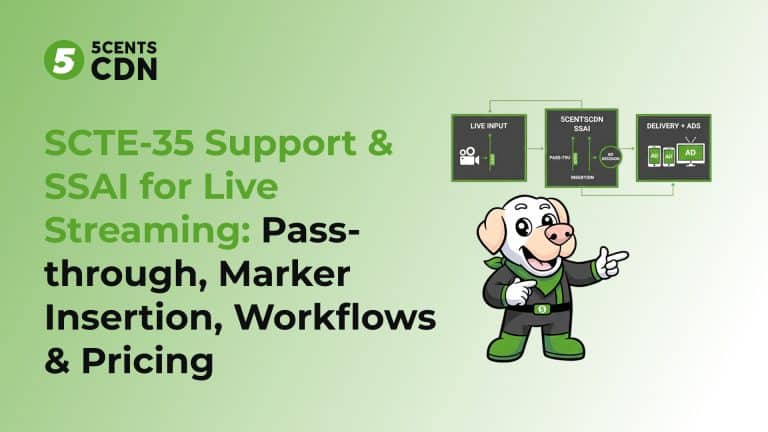 SCTE-35 Support & SSAI for Live Streaming