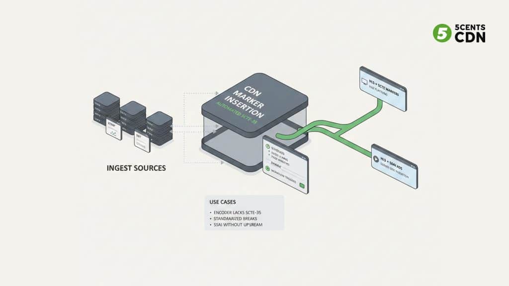 SCTE-35 Marker Insertion (By 5centsCDN)