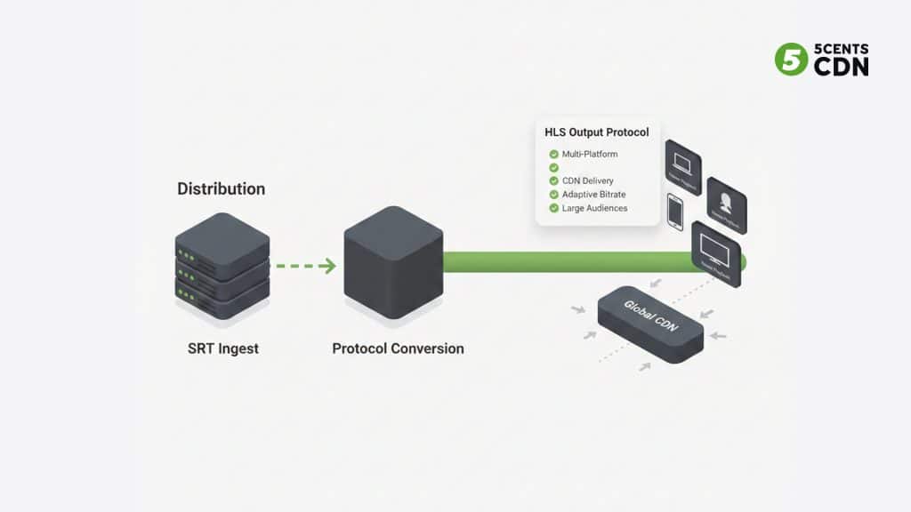 Supported Output Protocol: HLS