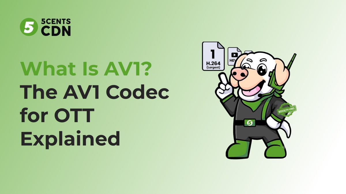 What Is AV1? The AV1 Codec for OTT Explained
