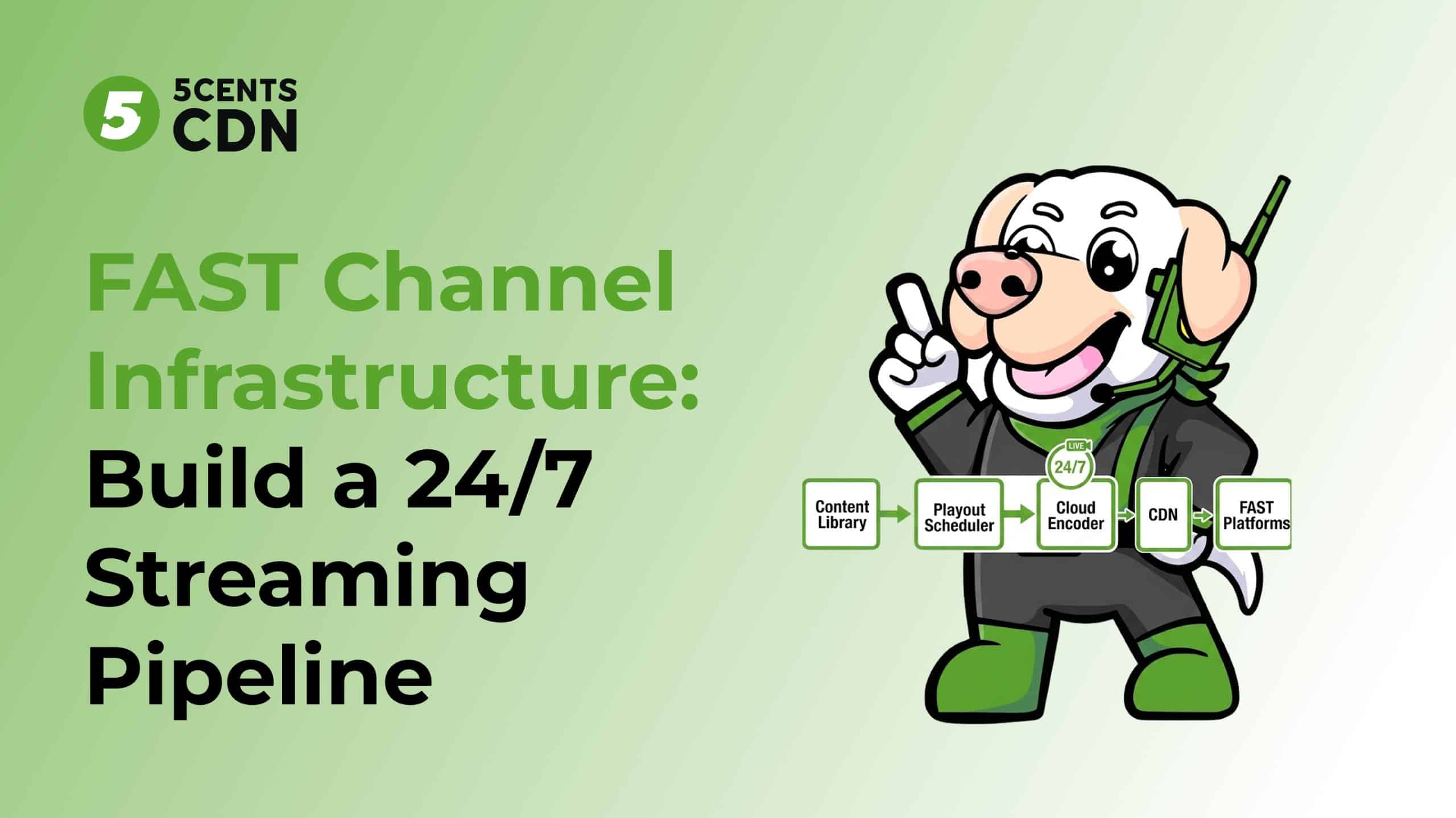 FAST channel infrastructure guide — how to build a 24/7 linear streaming pipeline for OTT operators
