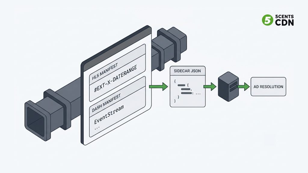Explanation_Template-1 - 5centsCDN | Video Live Streaming | CDN | Restream HLS interstitials and DASH events signaling an SGAI ad opportunity in the manifest