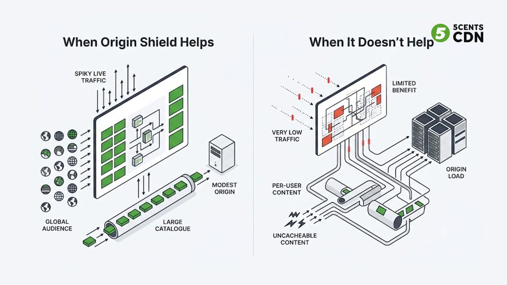 Explanation_Template-3 - 5centsCDN | Video Live Streaming | CDN | Restream When origin shield helps versus when it adds little value