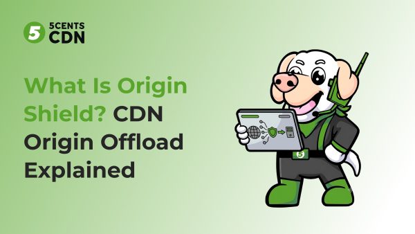 Origin shield consolidating CDN edge requests into a single origin fetch