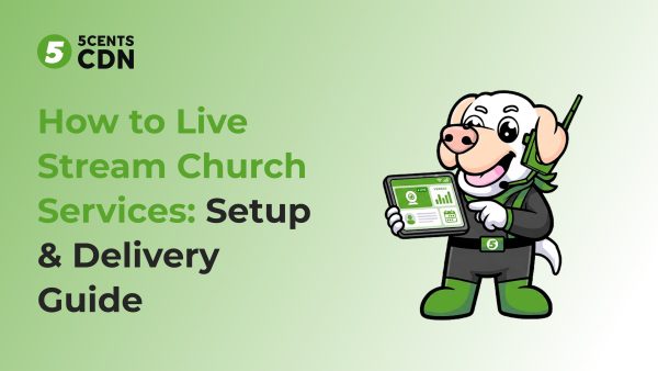 Live streaming a church service to remote members across devices