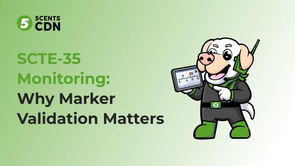 SCTE-35 monitoring detecting cue markers on a live stream with one missing