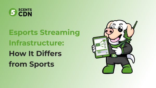 Esports tournament broadcast delivered across multiple platforms to a global audience