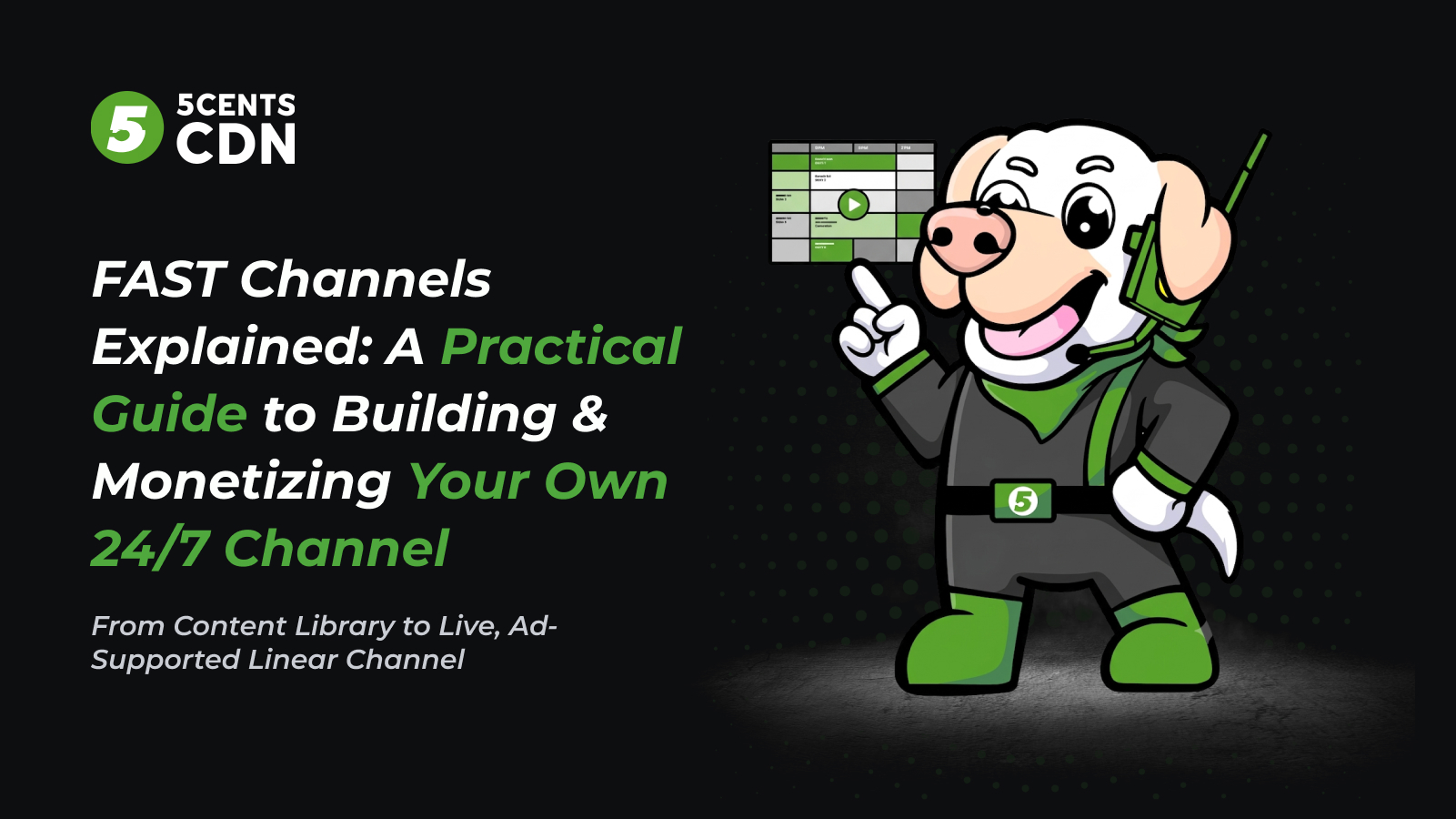 FAST Channels Explained: A Practical Guide to Building & Monetizing Your Own 24/7 Channel