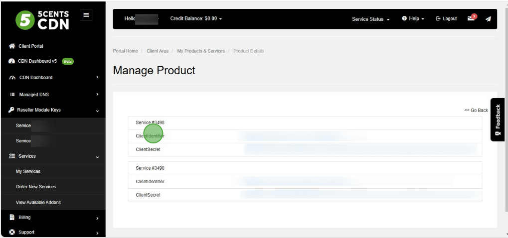  ClientIdentifier is V4 Dashboard
